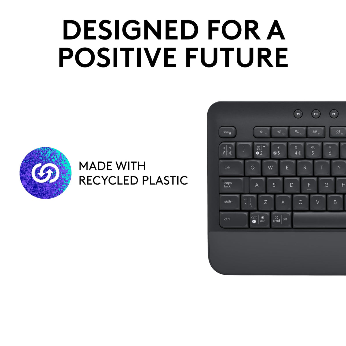Logitech Signature K650 Comfort Full Size Wireless Keyboard - Graphite