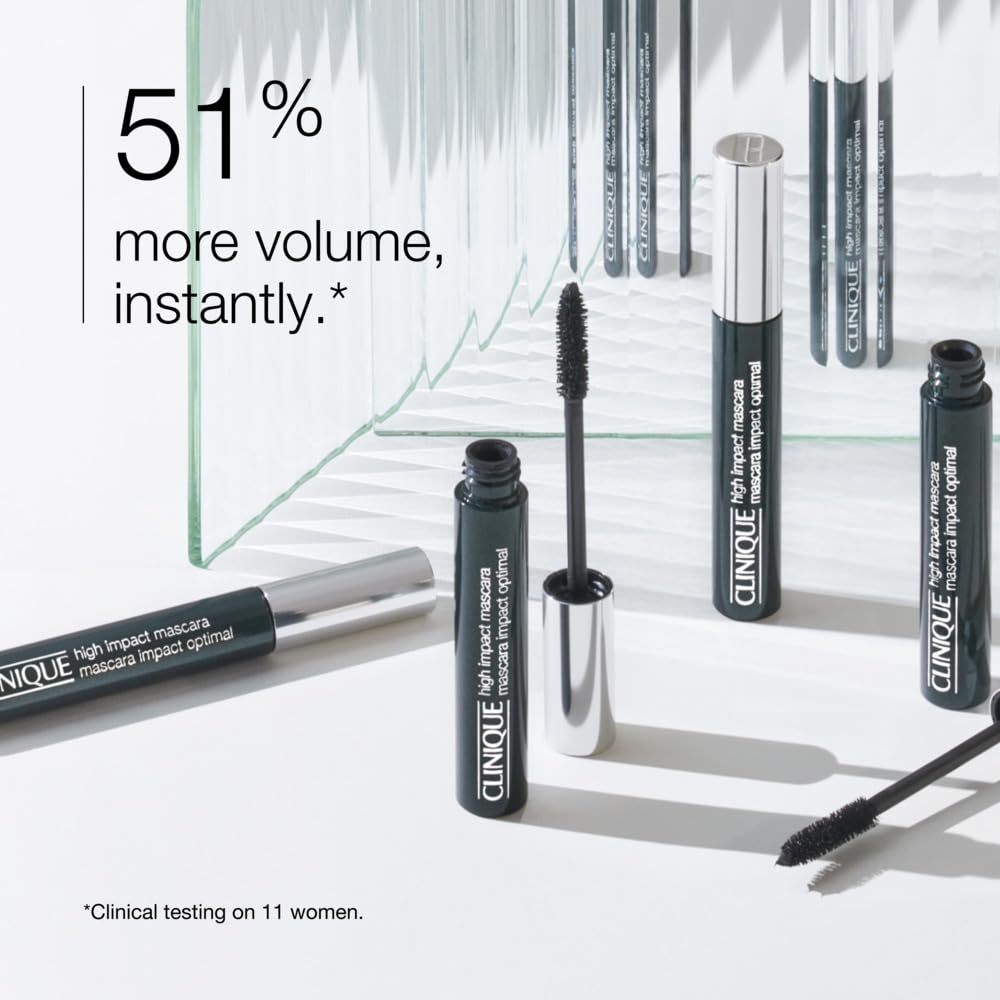Clinique High Impact Mascara | Lengthening, Volumizing + Safe For Sensitive Eyes, Black/Brown Clinique