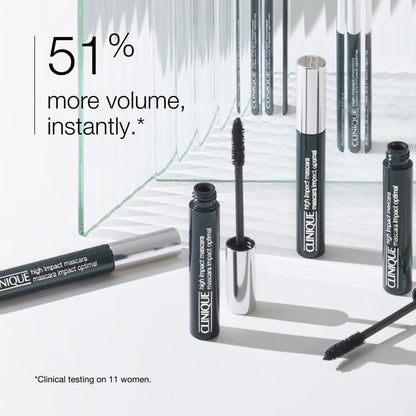 Clinique High Impact Mascara | Lengthening, Volumizing + Safe For Sensitive Eyes, Black/Brown Clinique