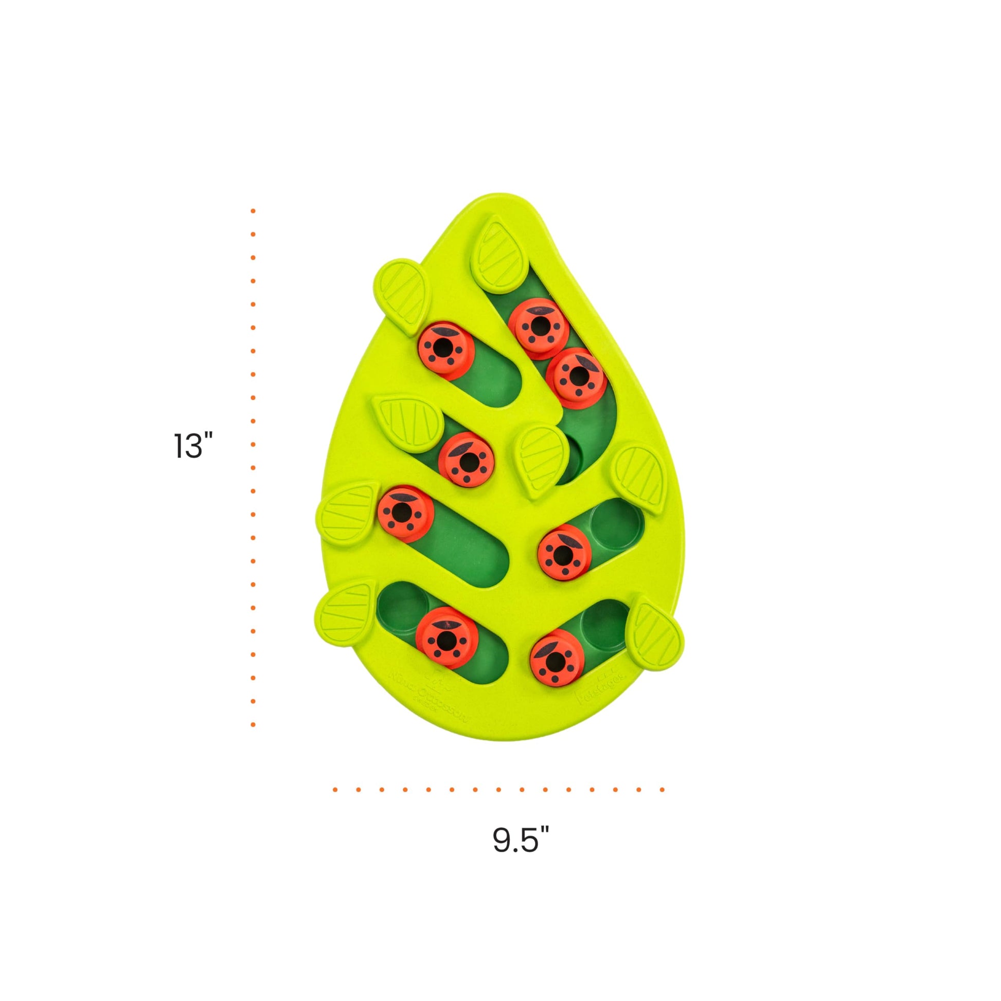 Catstages Buggin' Out Puzzle & Play, Interactive Treat Puzzle Cat Toy, Green - Available at All In One Marketplace Canada