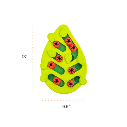 Catstages Buggin' Out Puzzle & Play, Interactive Treat Puzzle Cat Toy, Green - Available at All In One Marketplace Canada