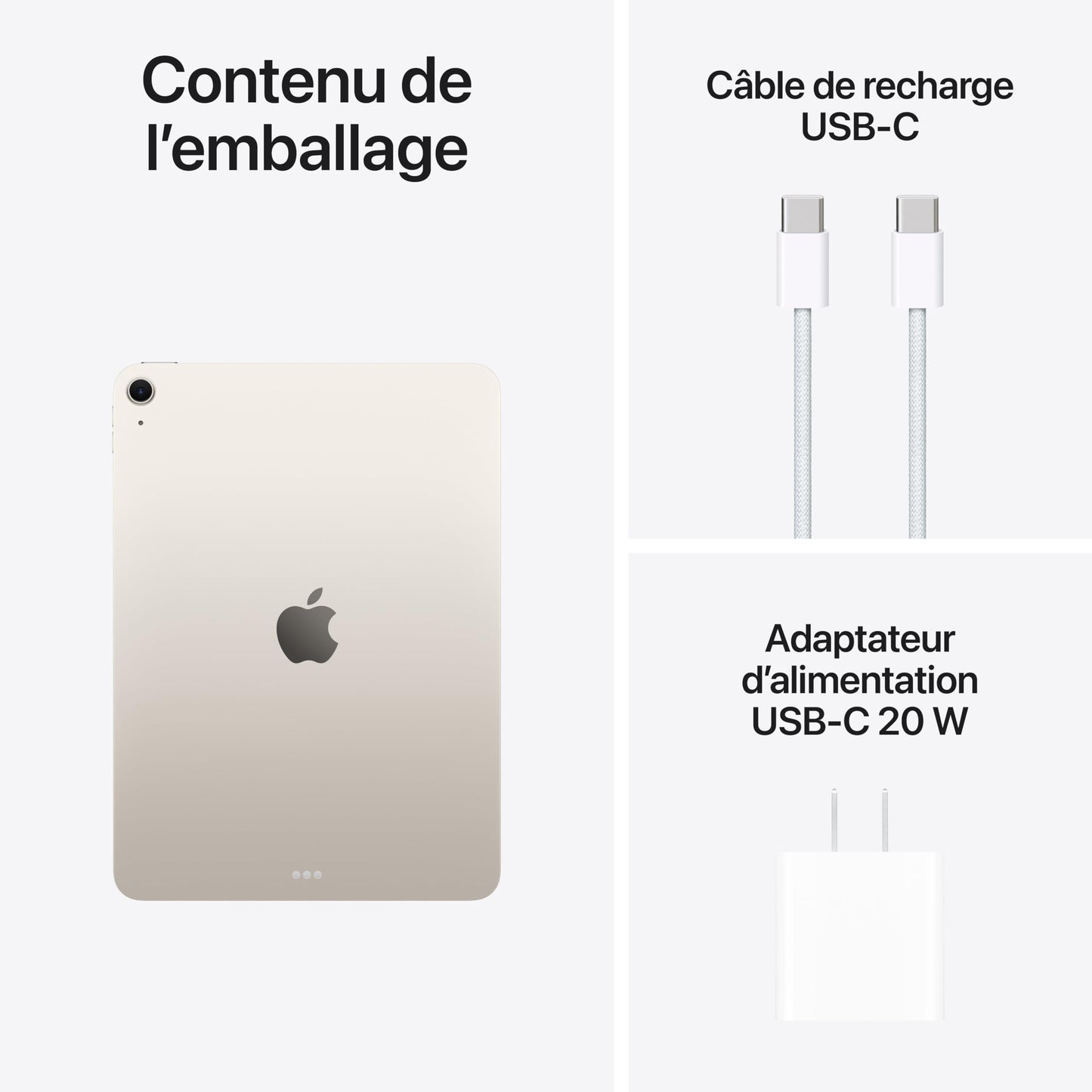 Apple iPad Air 11-inch with M4 chip (Wi-Fi, 128GB) - Starlight 🍁 All In One Marketplace Canada