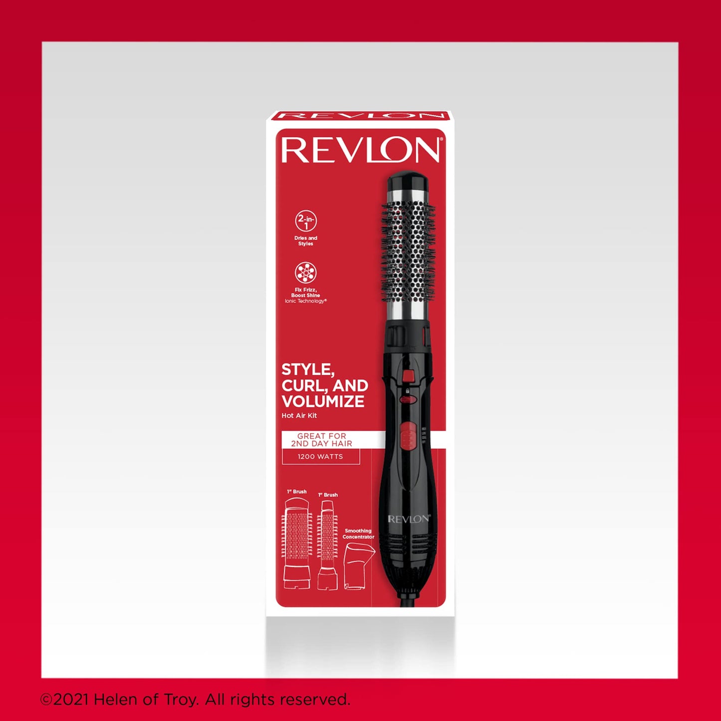 Revlon All-In-One Style Hot Air Kit - Curl and Volumize Hair, Salon-Styled Finish REVLON