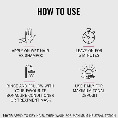 Schwarzkopf Goodbye Yellow Neutralizing Shampoo - Purple Shampoo for Blonde Hair - Colour Toner Eliminates Brassy Yellow Tones for Blonde or Bleached Hair - Paraben & Sulphate-Free - Available at All In One Marketplace Canada