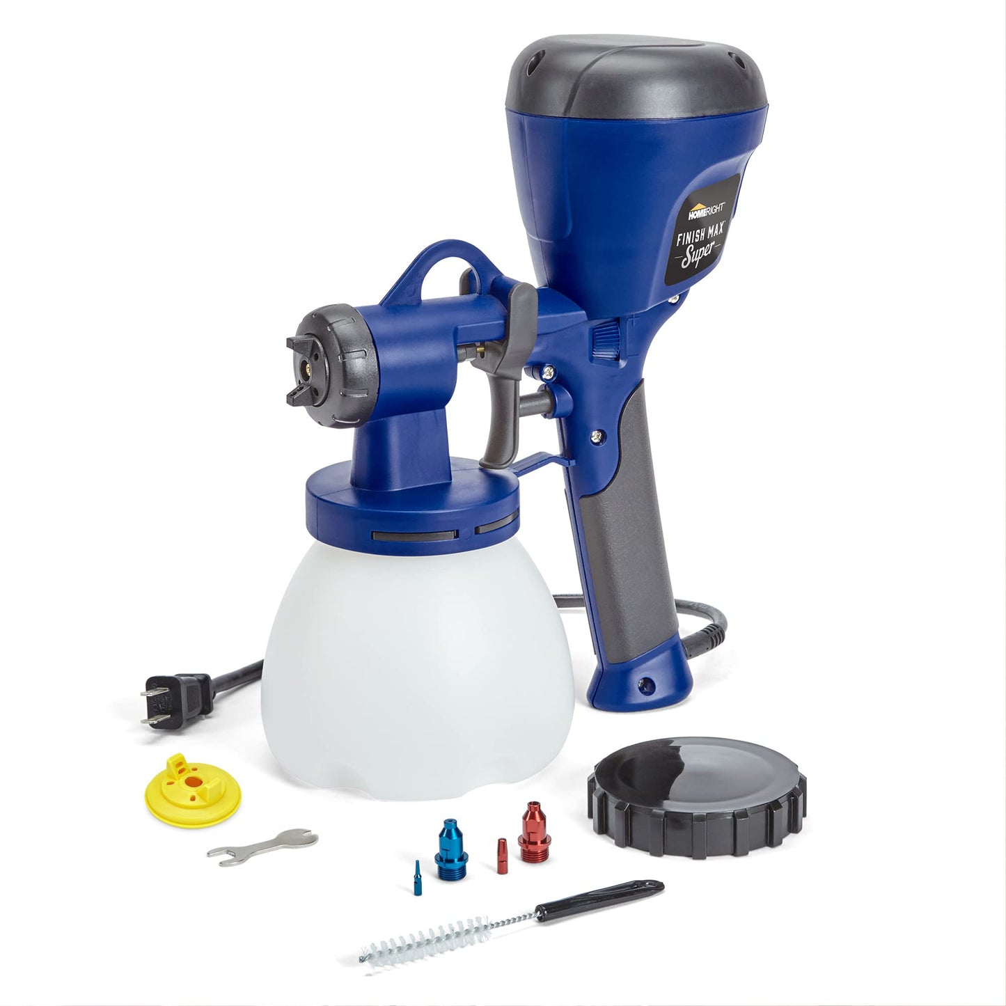 HomeRight C800971.A Super Finish Max HVLP Paint Sprayer, Spray Gun for Countless Painting Projects, 3 Superior Brass Spray Tips, 3 Spray Patterns HOMERIGHT