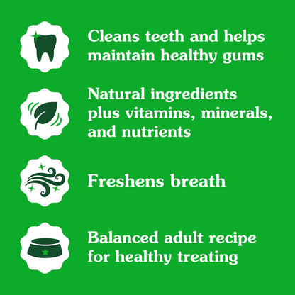 GREENIES Dog Treats Original Teenie Natural Dental Care, (43 Treats) 12oz. Pack