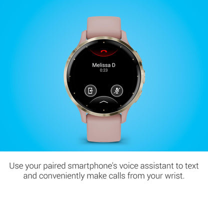 Garmin Venu 3S, GPS Smartwatch, AMOLED Display, Advanced Health and Fitness Features, Up to 10 Days of Battery, Dust Rose