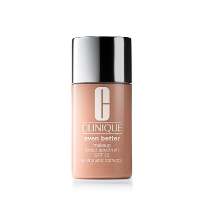 Clinique Even Better Makeup Medium Coverage Foundation Broad Spectrum SPF 15 | Evens Skin Tone + Reduces Dark Spots, Ivory Clinique