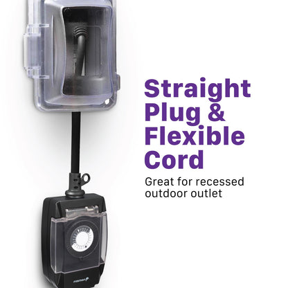 Fosmon Outdoor Timer Outlet Waterproof Outdoor Pool Pump Timer Light Timer 🍁 All In One Marketplace Canada