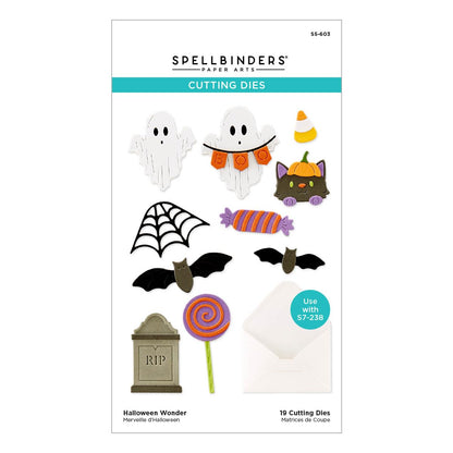 Spellbinders Halloween Wonder Etched Dies, Metal
