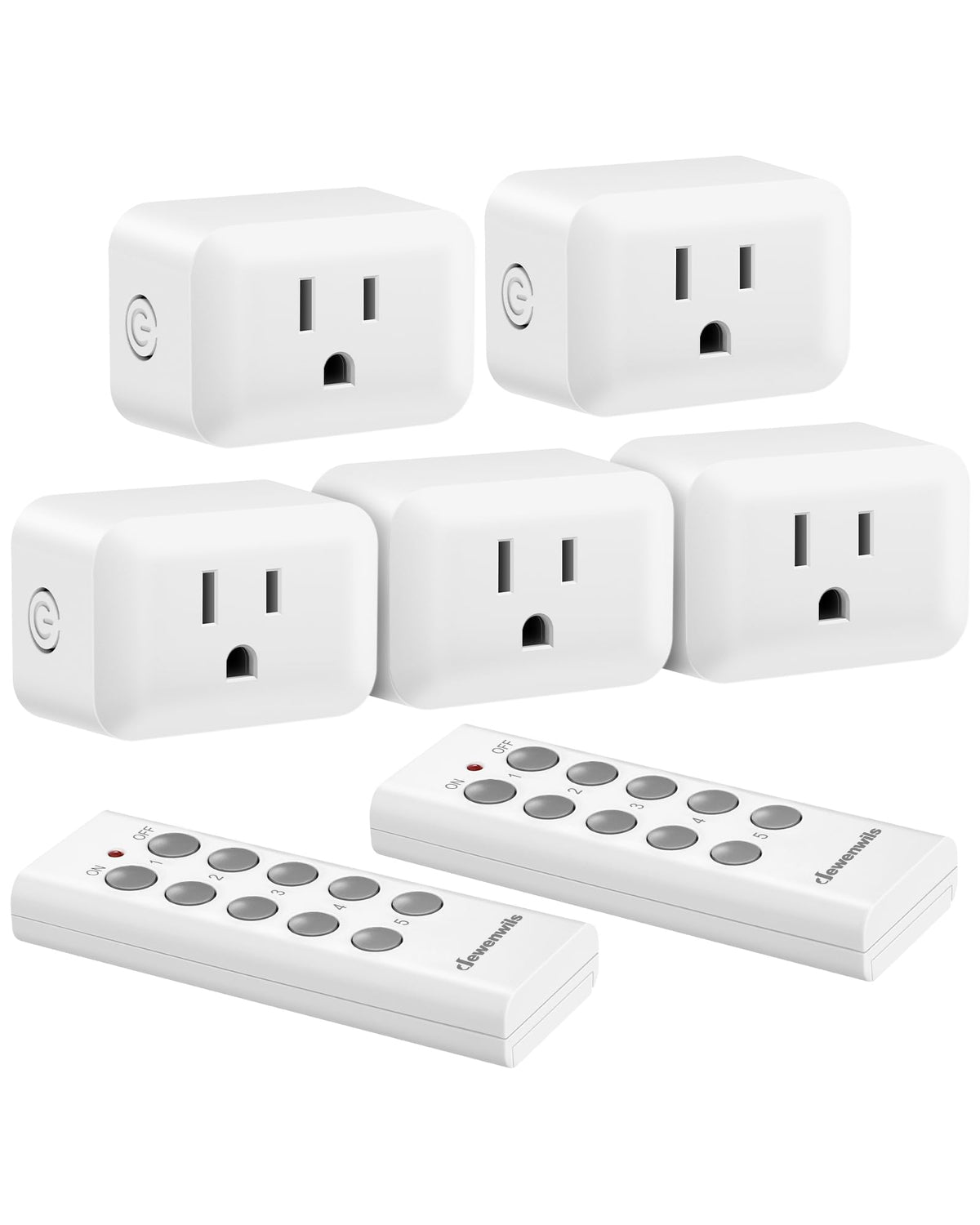 DEWENWILS Wireless Control Outlet 100FT Range, 125V/15A/1875W Light Switch 🍁 All In One Marketplace Canada