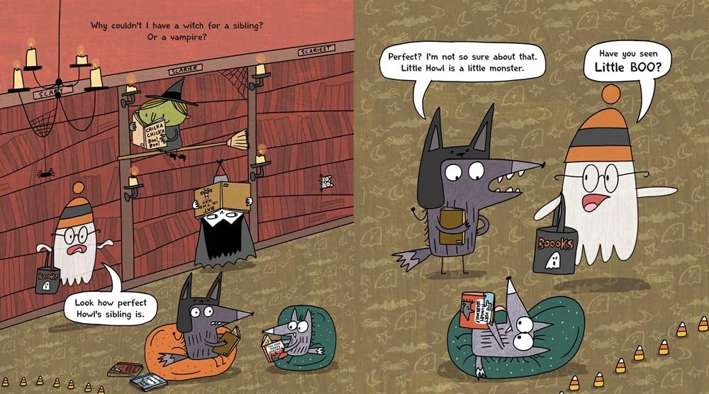 Petit Boo : Un livre d'images drôle sur Halloween, l'amour fraternel et le chaos monstrueux pour les enfants (4-8 ans)