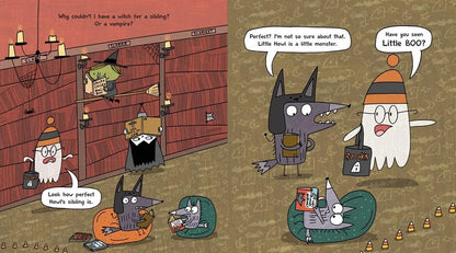 Petit Boo : Un livre d'images drôle sur Halloween, l'amour fraternel et le chaos monstrueux pour les enfants (4-8 ans)