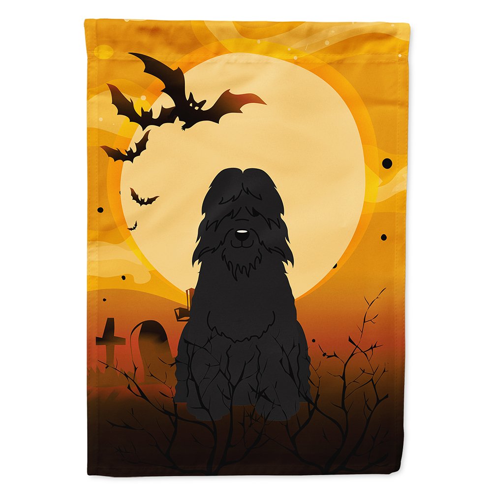 Caroline's Treasures BB4340CHF Halloween Bouvier des Flandres Flag Canvas House Size, Large, Multicolor
