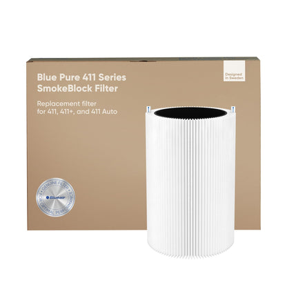 Blueair Genuine Smokeblock Filter for 411 Auto, 411+, 411 BLUEAIR