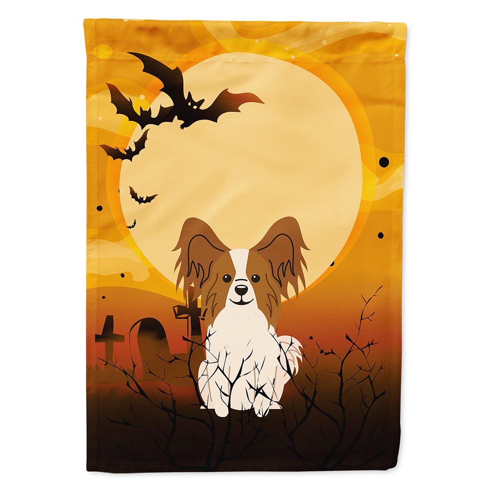 Drapeau de maison en toile Caroline's Treasures BB4344CHF Halloween Papillon Rouge Blanc, Grand, Multicolore