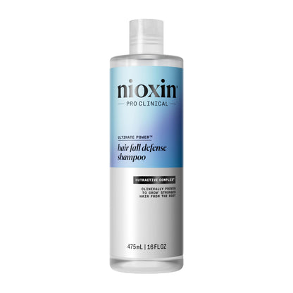 Nioxin Fall Defense Shampoo | Activates Follicles for Visibly Less Hair Loss | With Niacinamide, Caffeine, Lauric Acid & Sandalore | 16 Fl Oz NIOXIN