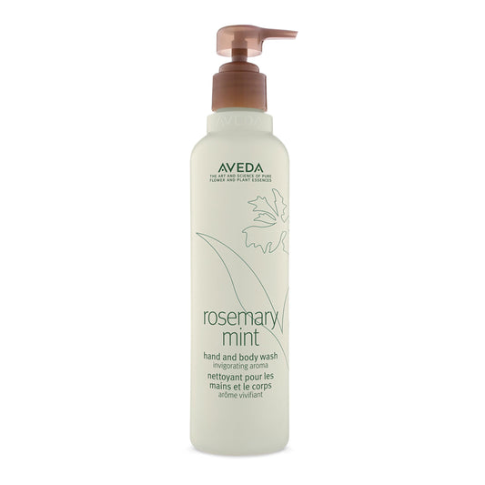 Aveda Rosemary Mint Hand & Body Wash | Liquid Hand Soap and Body Wash | with Invigorating Aroma of Certified Organic Peppermint & Rosemary, 250ml 🍁 All In One Marketplace Canada