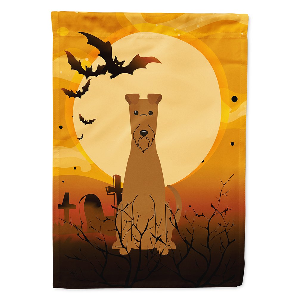 Caroline's Treasures BB4328CHF Halloween Irish Terrier Flag Canvas House Size, Large, Multicolor