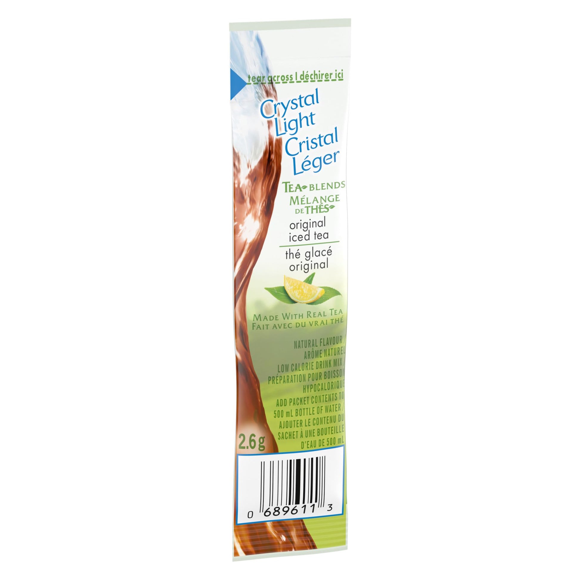 Crystal Light Iced Tea Drink Mix – 12 Boxes of 10 Packets (2.6 g each)