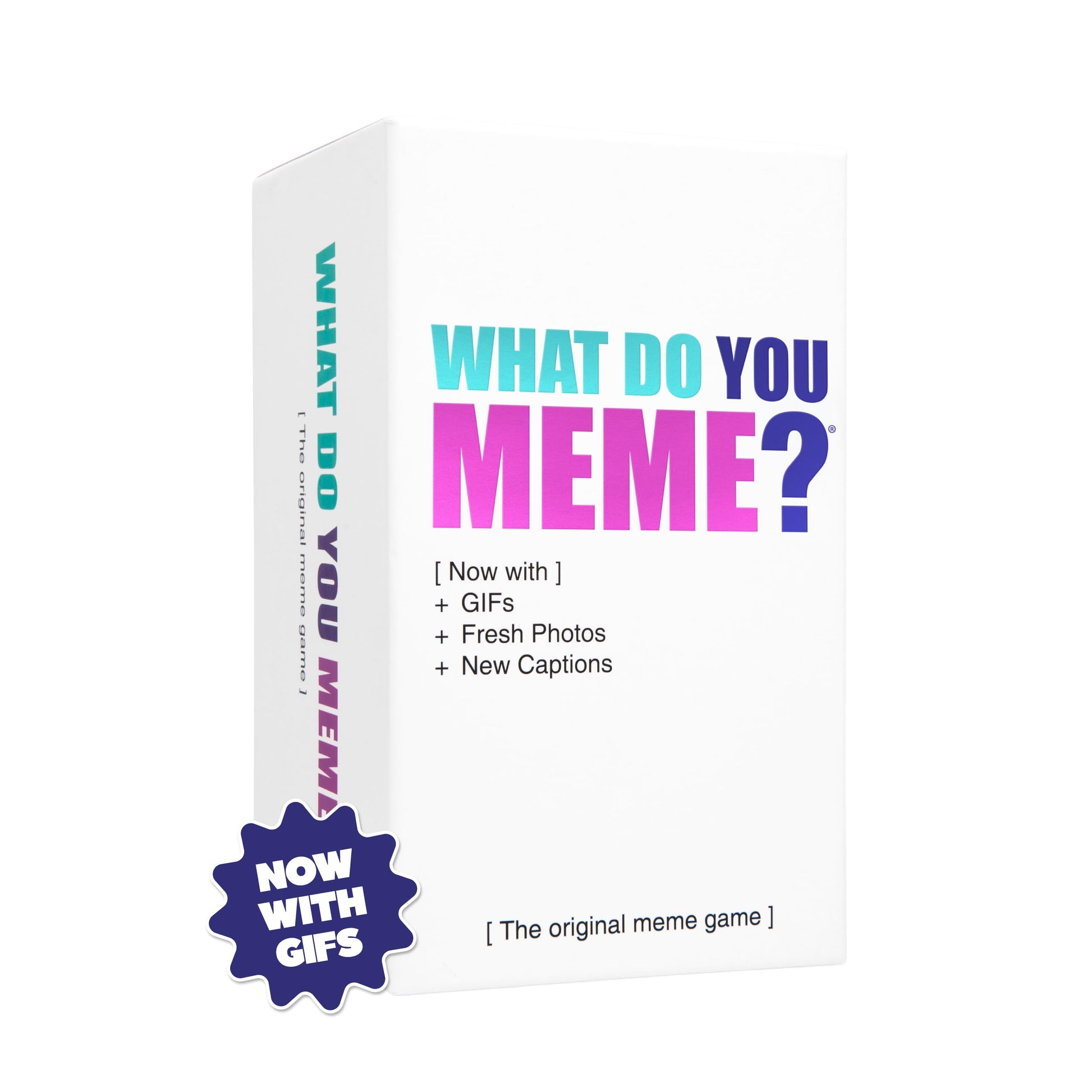 What Do You Meme? Core Game (New Edition) Now Including GIF's by Relatable, The Essential Party Game for Meme Lovers Now with Refreshed Content, Great for Adult Games for Game Night What Do You Meme
