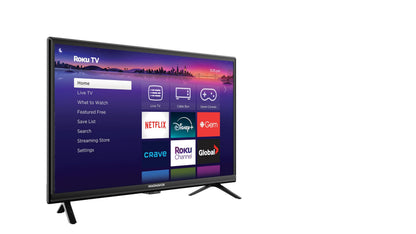 MAGNAVOX 24" ROKU Television, 720p, Black - Available at All In One Marketplace Canada