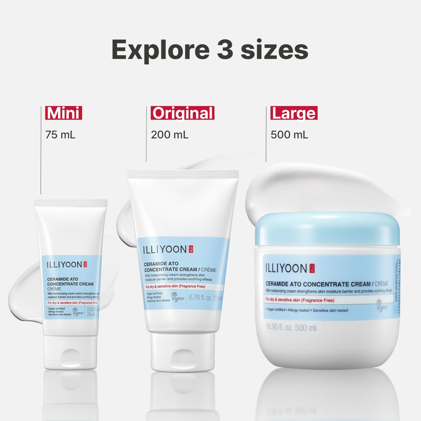 Illiyoon Ceramide Ato Concentrate Cream | Moisturizer for Dry & Sensitive Skin, 100hr Lasting Hydration, For Face & Body, Gentle for Infants, Moisture Barrier Repair, Vegan Certified, 6.76 fl.oz. - Available at All In One Marketplace Canada