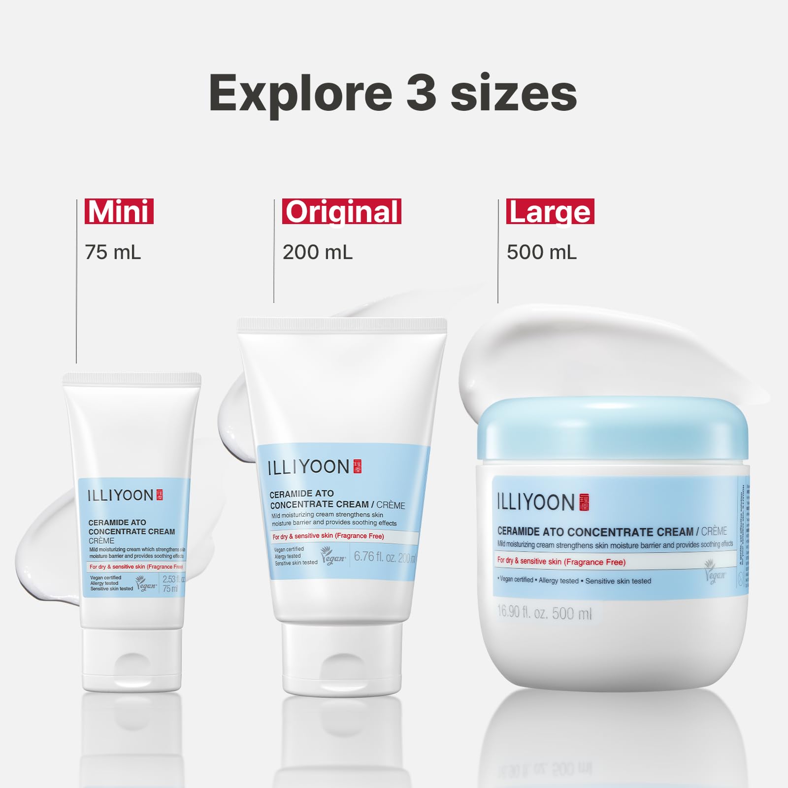Illiyoon Ceramide Ato Concentrate Cream | Moisturizer for Dry & Sensitive Skin, 100hr Lasting Hydration, For Face & Body, Gentle for Infants, Moisture Barrier Repair, Vegan Certified, 6.76 fl.oz. - Available at All In One Marketplace Canada