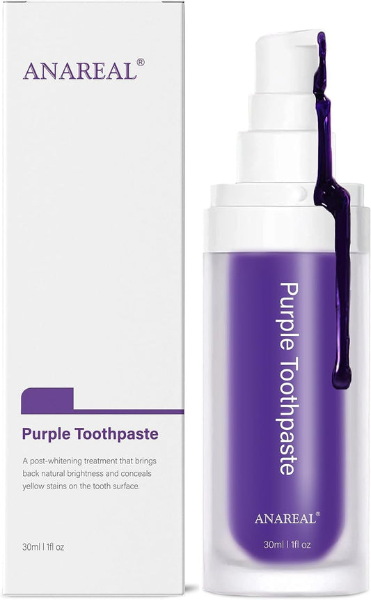 Teeth Whitening Purple Toothpaste- Toothpaste Whitening, Teeth Whitening Toothpaste, Purple Toothpaste Teeth Whitening, Tooth Whitening, Teeth Whitening Gel 30ml - Available at All In One Marketplace Canada
