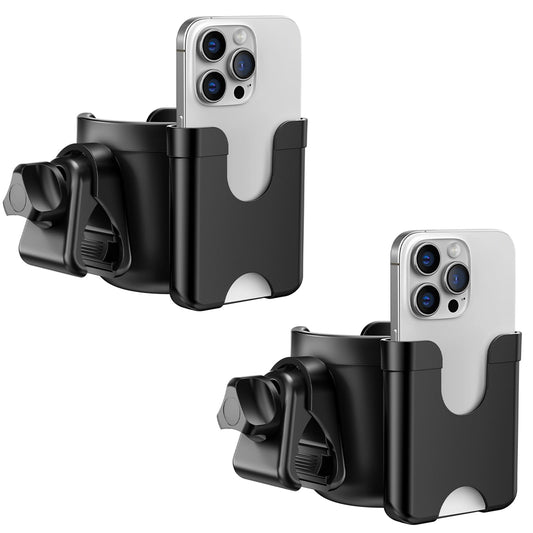 2 Packs Stroller Cup Holder with Phone Holder, Cup Holder for Walker Bike 🍁 All In One Marketplace Canada