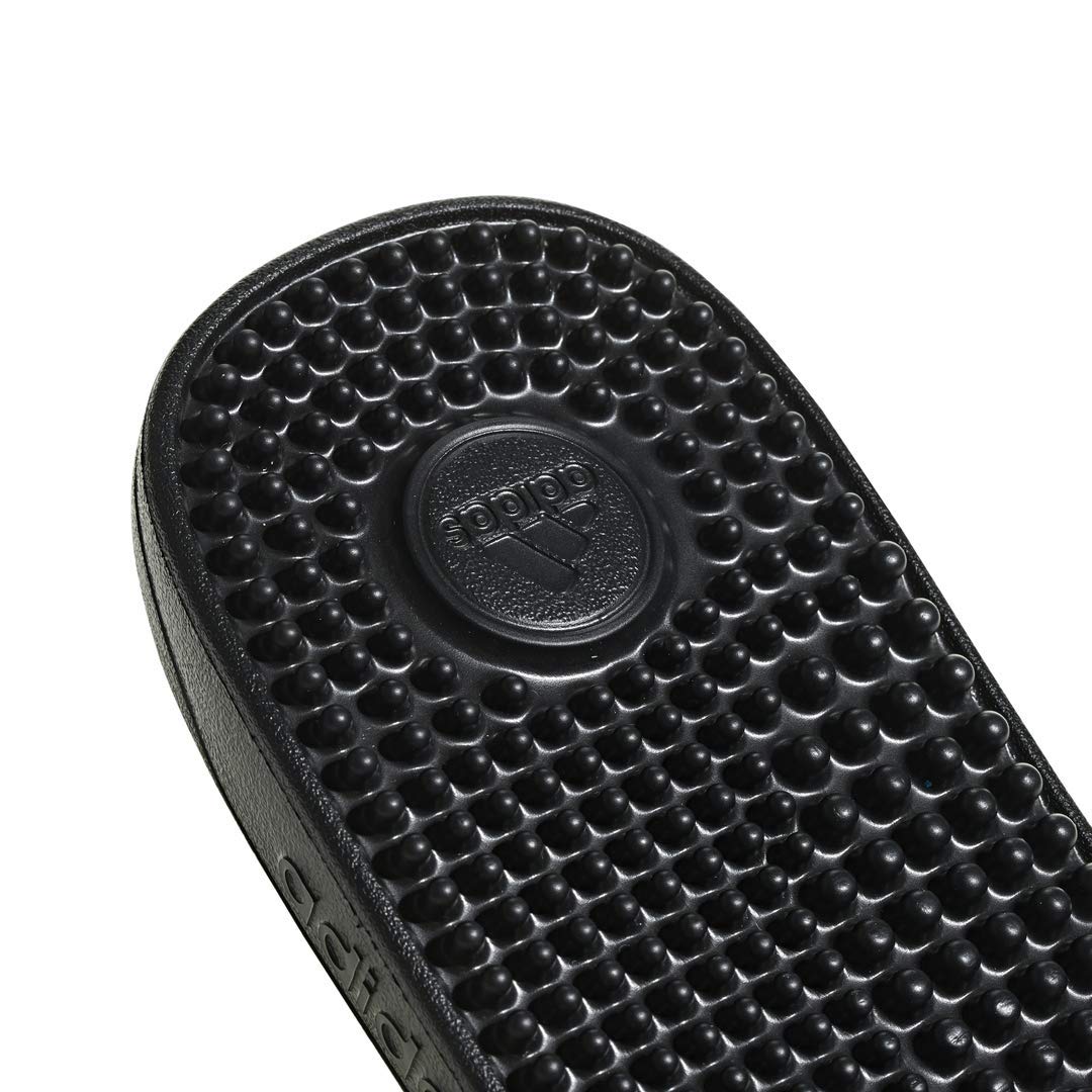 adidas Unisex-Adult Adissage, Core Black/White/Core Black, 11