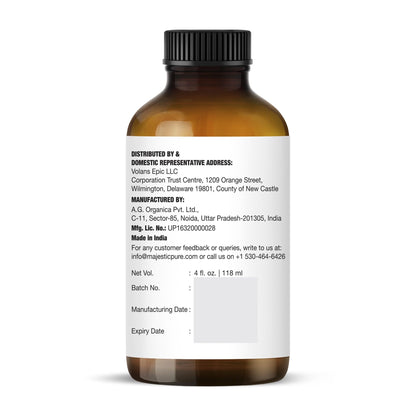 Majestic Pure Lemon Essential Oil - Huge 118 ml - 100% Pure and Natural Oil for Soap Making Scent- Premium Grade with Glass Dropper