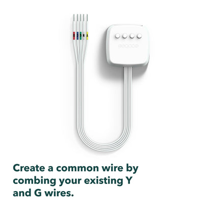 ecobee Power Extender Kit C-Wire Adapter ecobee Smart Thermostat Essential ecobee
