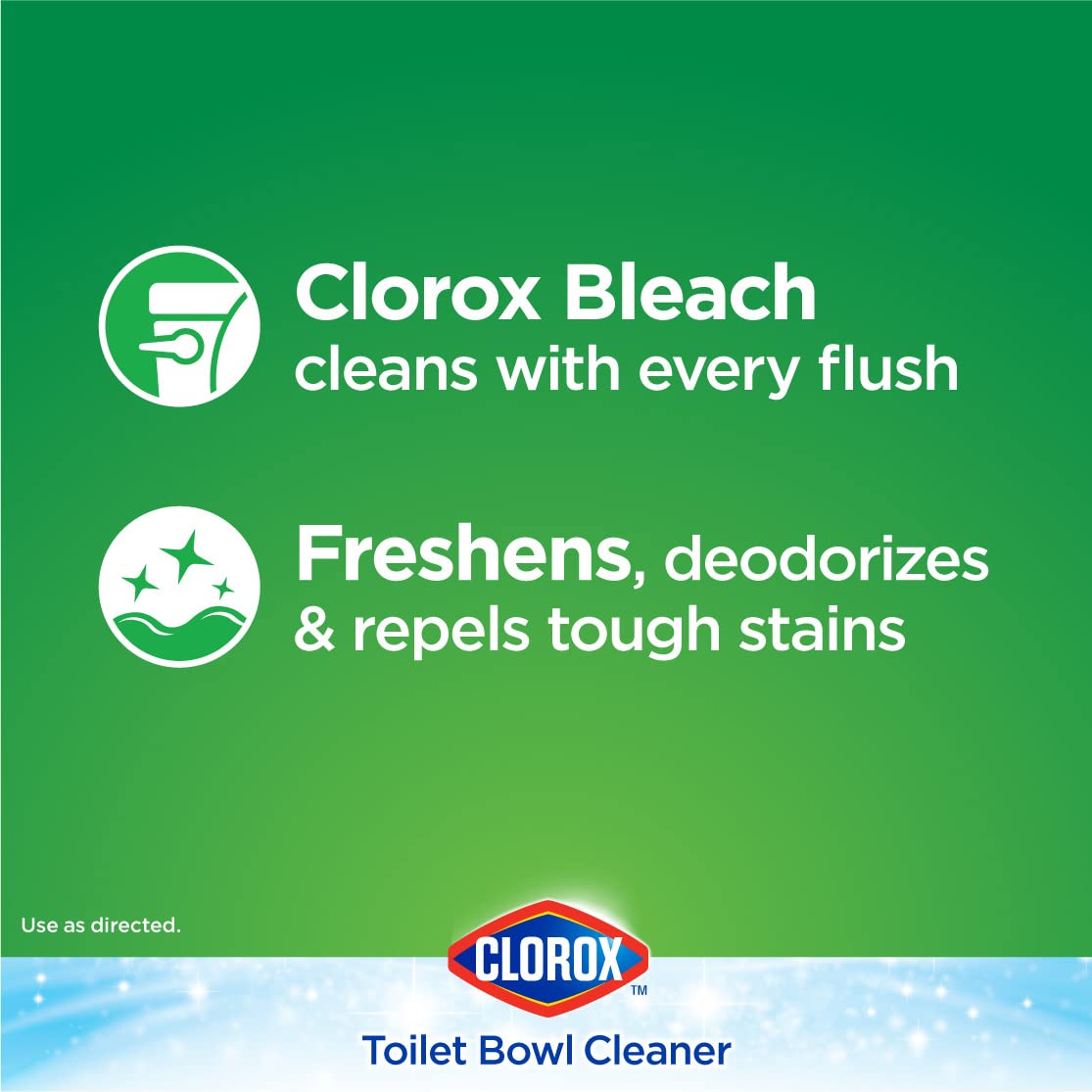 Clorox Automatic Toilet Bowl Cleaner with Bleach, 100 g, Multi-Pack of 12 Clorox