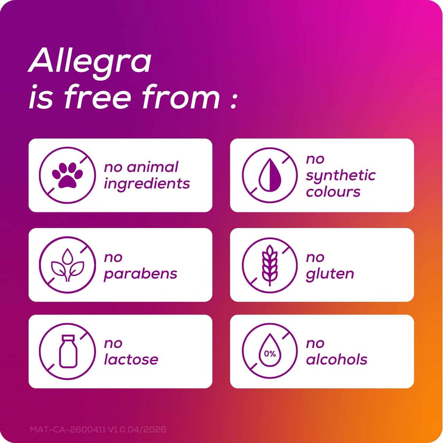 Allegra 24 Hour Allergy Medication, Non Drowsy, Fast and Effective Multi-Symptom Allergy Relief Medicine for Sneezing, Watery Eyes and Itchy Throat, Fexofenadine Hydrochloride 120 mg, 100 Tablets - Available at All In One Marketplace Canada