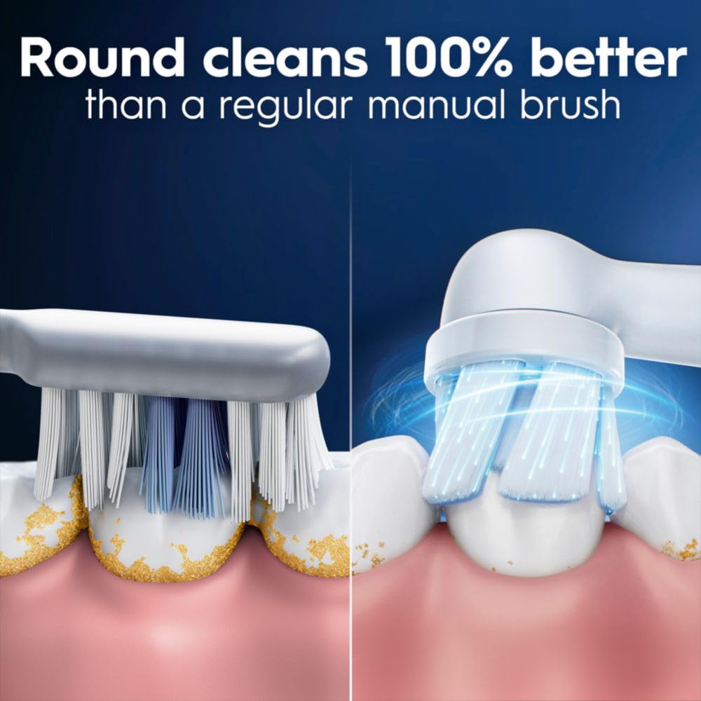 Oral-B iO Genuine Replacement Brush Heads, White, 4ct Ultimate Clean + 1ct Gentle Care, 15 Month Supply, Compatible Exclusively with Oral-B iO Electric Toothbrushes, Not Compatible with any Other Series Including: Pro, Vitality, Smart, or Genius - Available at All In One Marketplace Canada