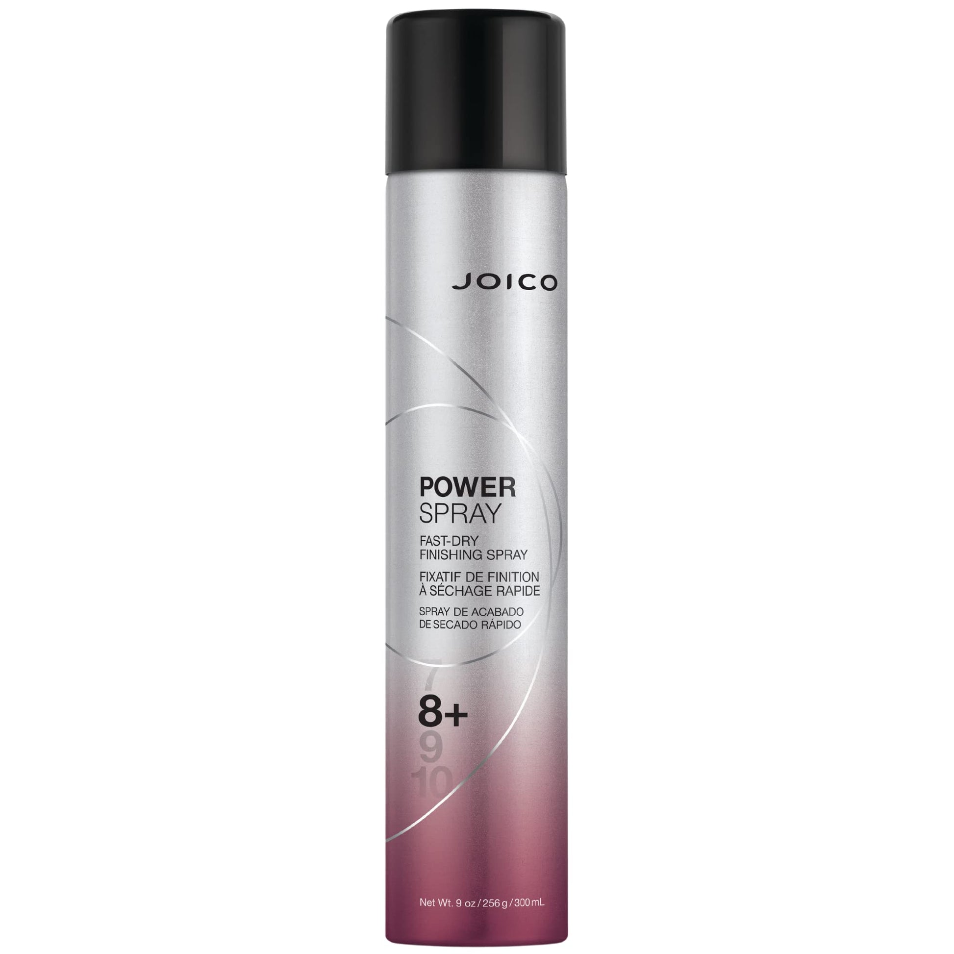 Joico Power Spray Fast-Dry Finishing Spray | Strong Hold, Level 8 | For Most Hair Types | Protect Against Heat & Humidity | Protect Against Pollution & Harmful UV | Paraben & Sulfate Free | 72 Hour Hold, 300mL Joico