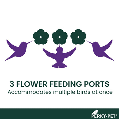Perky-Pet 8-Ounce Window Mount Hummingbird Feeder 217 Perky-Pet