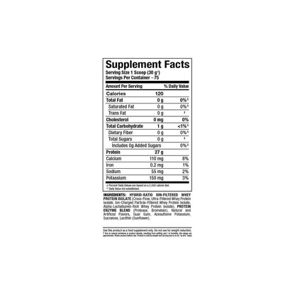 ALLMAX ISOFLEX 100% Whey Protein Isolate - Vanilla - 5 lb