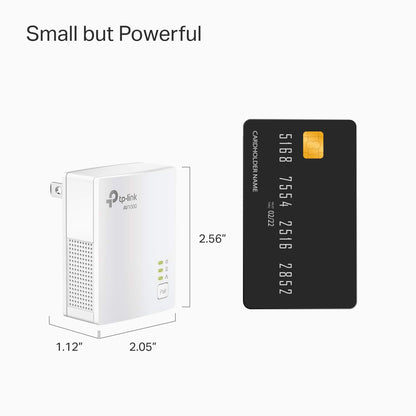 TP-Link Powerline Ethernet Adapter Starter Kit (TL-PA7017 KIT) - AV1000 Gigabit Port, Plug&Play, Ethernet Over Power, Nano Size, Ideal for Smart TV, Online Gaming, Wired Connection Only - Available at All In One Marketplace Canada