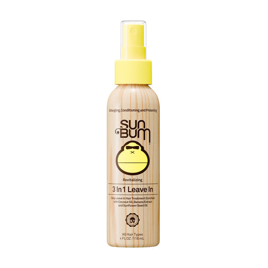 Sun Bum Beach Formula 3 in 1 Leave-In Hair Conditioner Spray, 118 mL Spray Bottle - Available at All In One Marketplace Canada