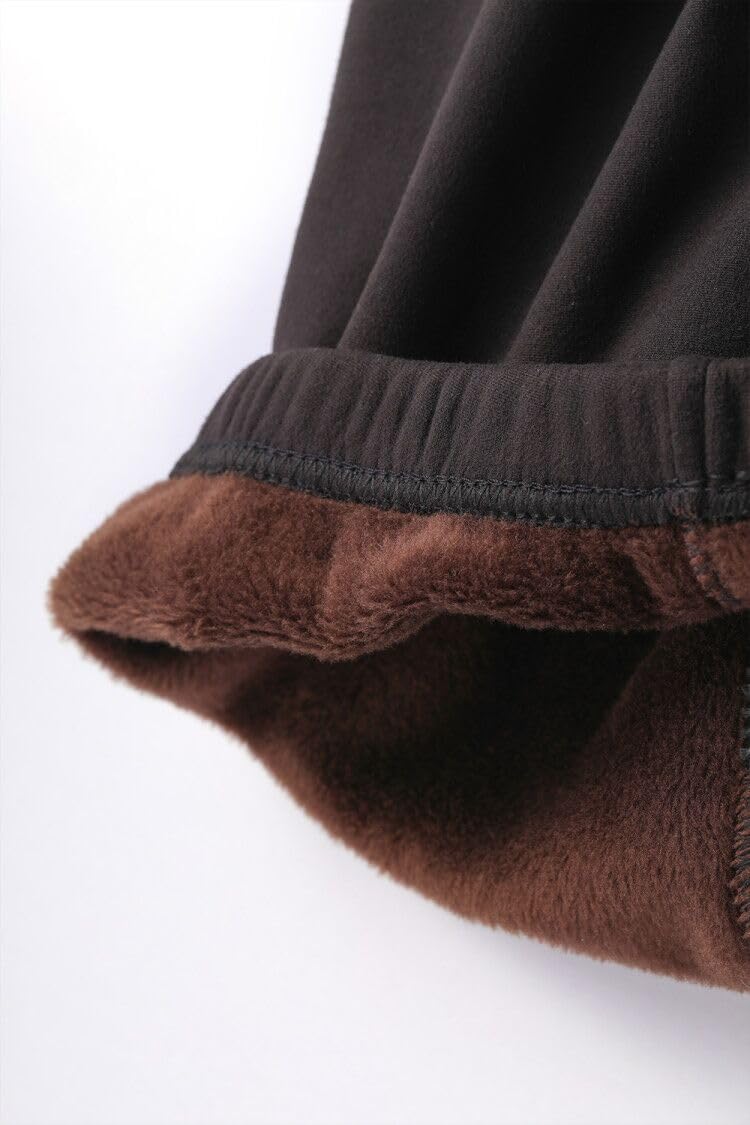 Just Cozy Fur Lined Leggings Fleece Lined Pants Women Winter Leggings Fur Lined Pants Black Leggings (CA/US, Alpha, Medium, Large, Regular, Regular) 🍁 All In One Marketplace Canada
