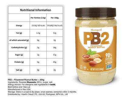 PB2 Powdered Peanut Butter - 454g