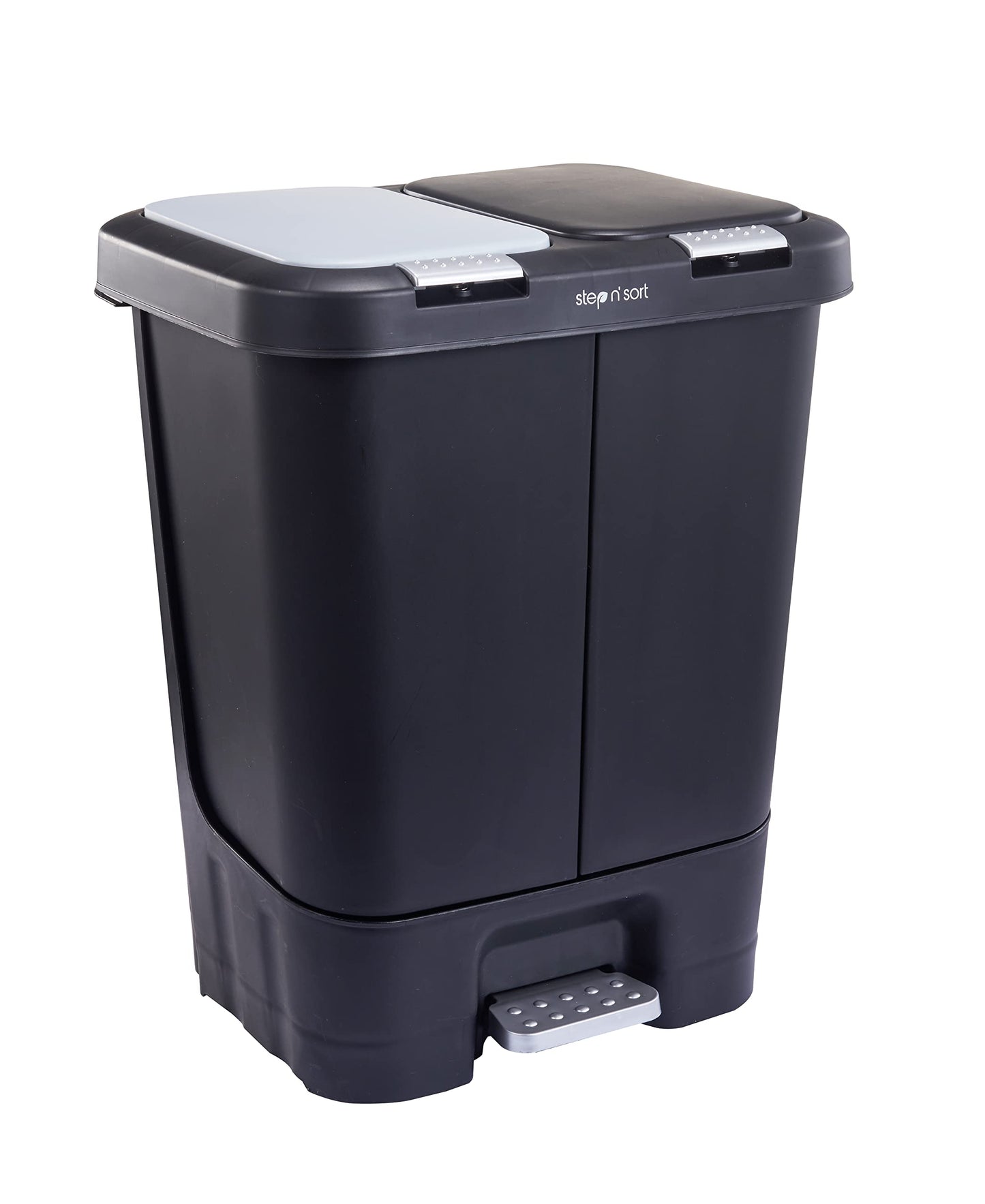 Step N’ Sort 40L Dual Compartment Recycling Bin – Slim Kitchen Waste & Recycling System (2 × 20L) Step N' Sort