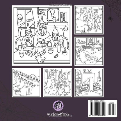 Halloweird : un livre de coloriage d'horreur pour Halloween, où chaque monstre a sa touche d'originalité