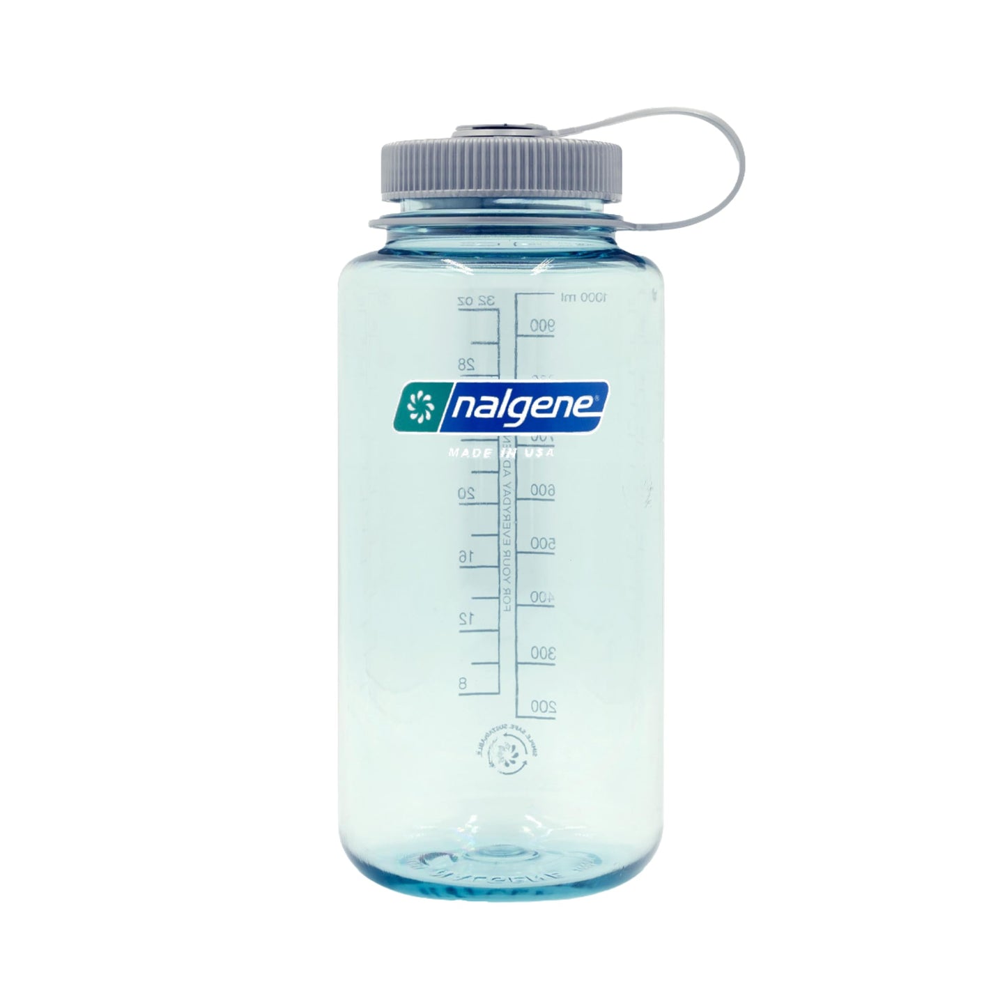 Nalgene 32 oz Wide Mouth Water Bottle, Seafoam