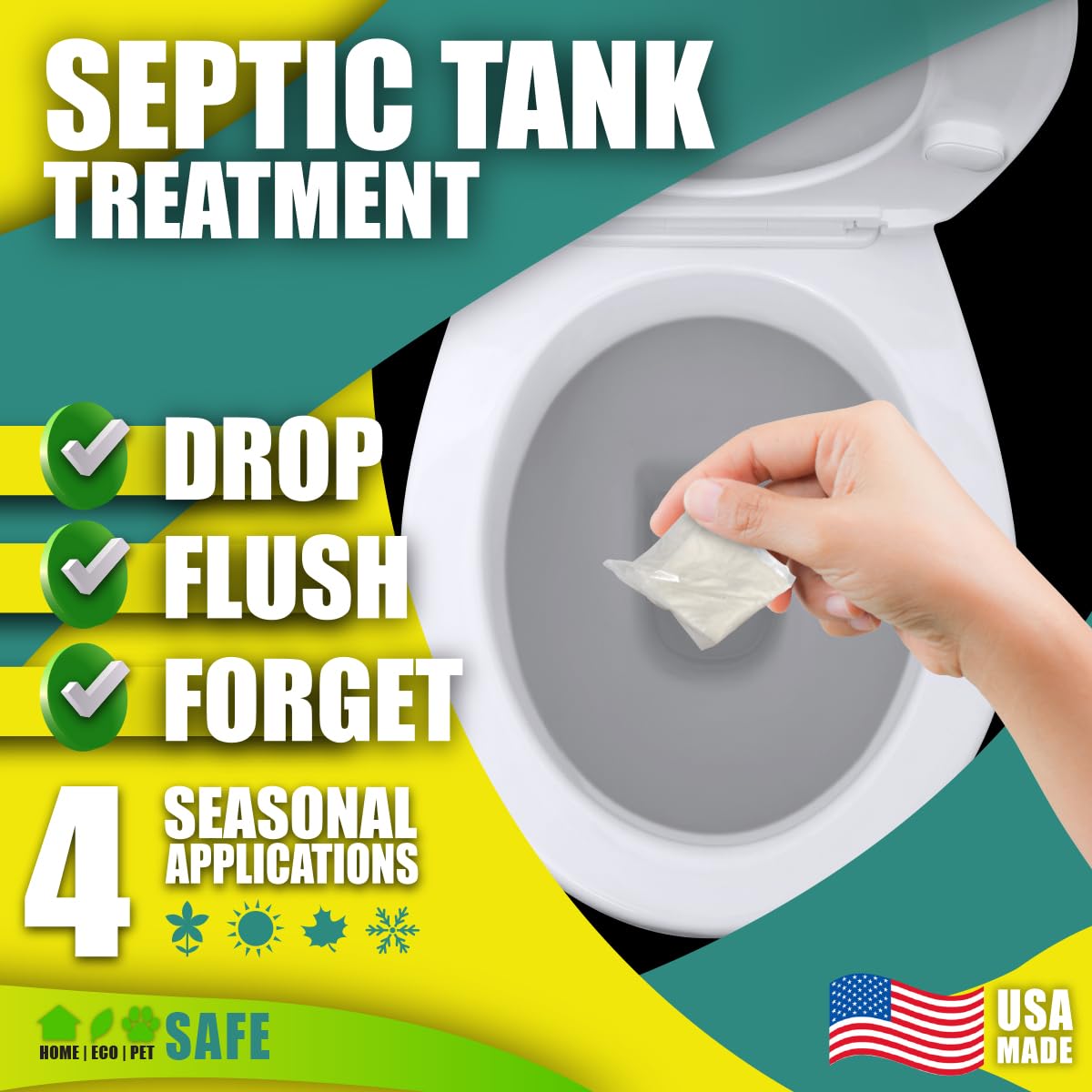 GreenPig Solutions 53 Concentrated Formula Live Septic Tank Treatment, 2 Year Supply