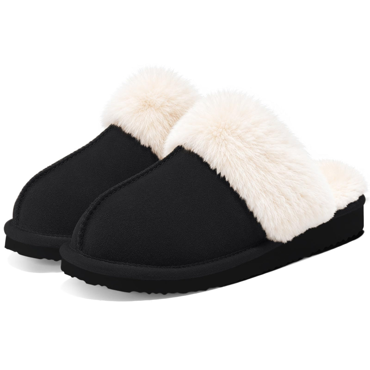 Litfun Fuzzy Memory Foam Slippers for Women Indoor Outdoor House Shoes 🍁 All In One Marketplace Canada