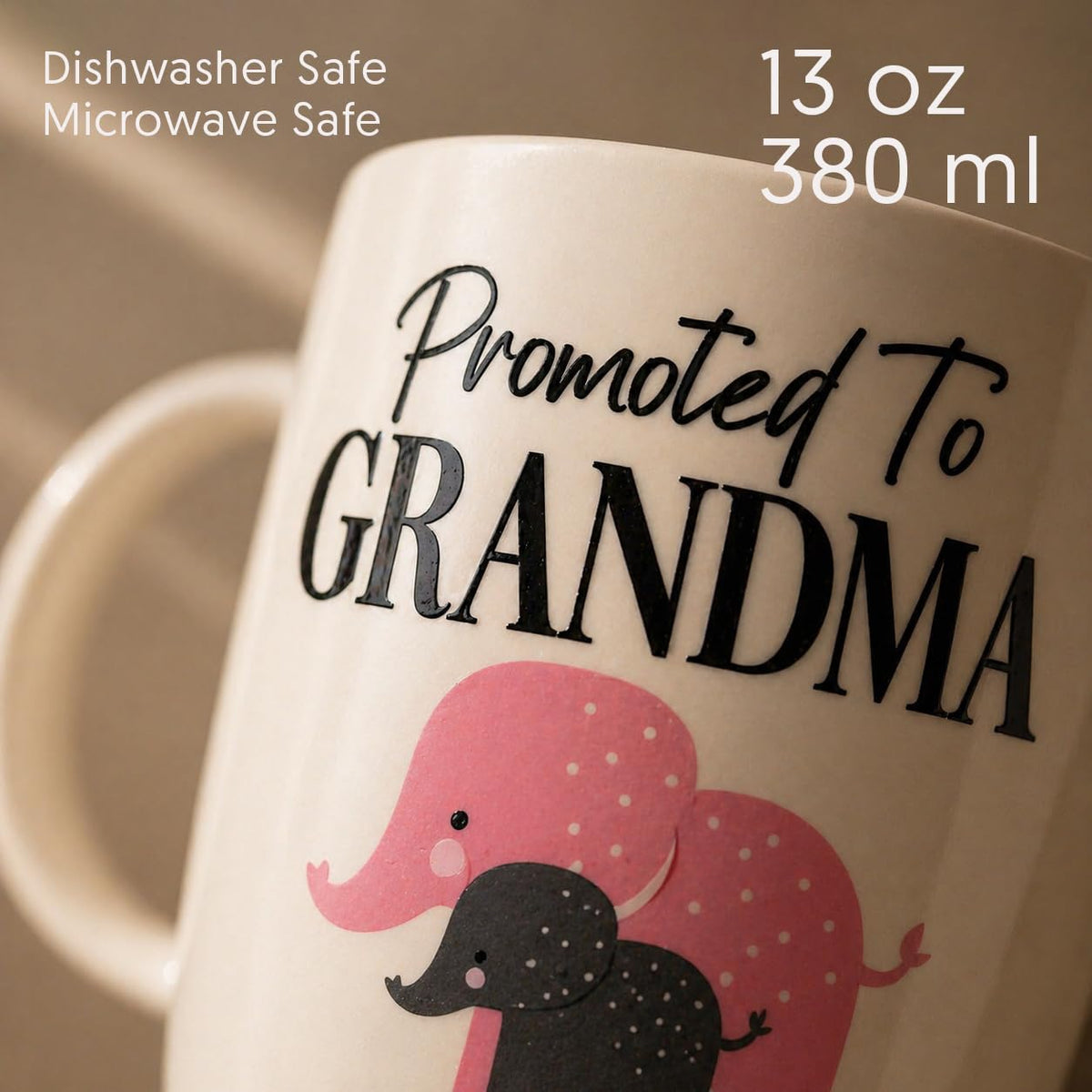 Triple Gifffted Promoted to Grandparents Coffee Mugs Gift Set,380ml Ceramic 🍁 All In One Marketplace Canada