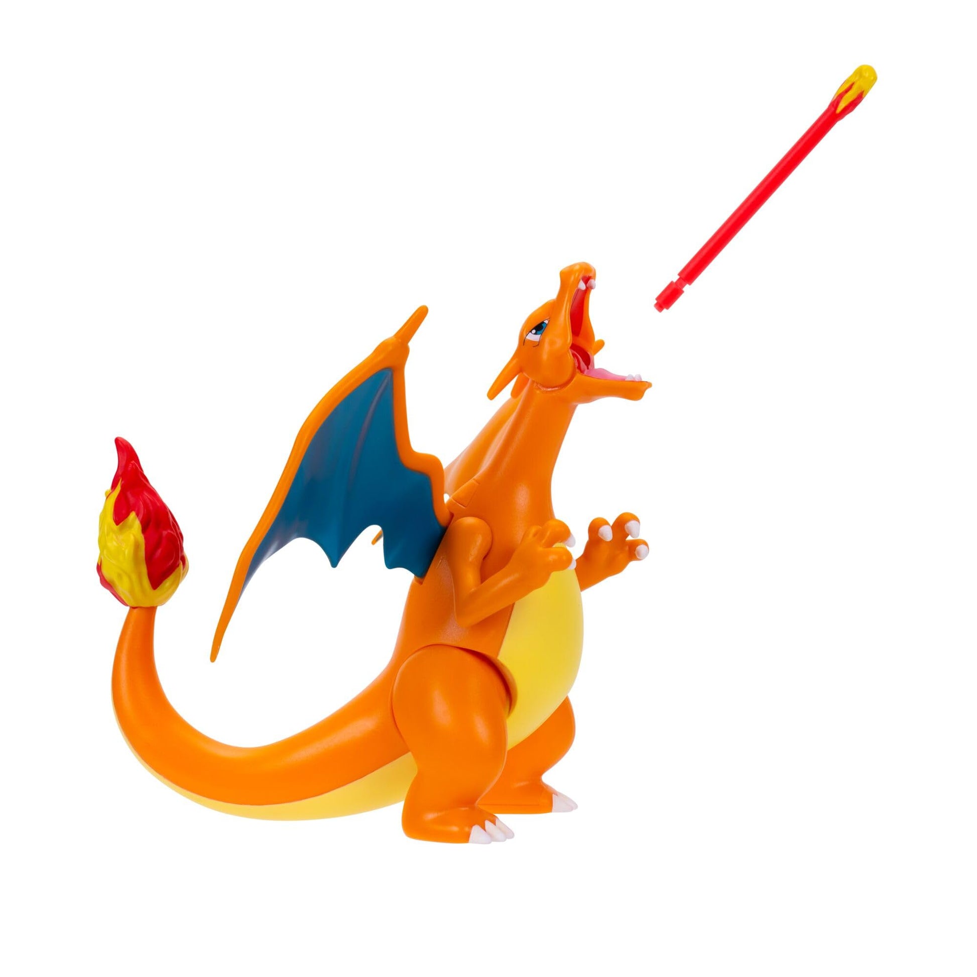Pokemon Fire and Water Battle Pack - Includes 4.5 Inch Flame Action Charizard and 2" Squirtle Action Figures Jazwares